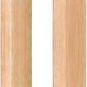 24in Solid Wood Glass Door Handle, Modern Commercial Double Sided Push Pull Door Handle Set, H Shape Long Door Pulls, Sliding Door Handle Fit for Home Office Barn Door, Store Shop Entrance Doors (23.62in)