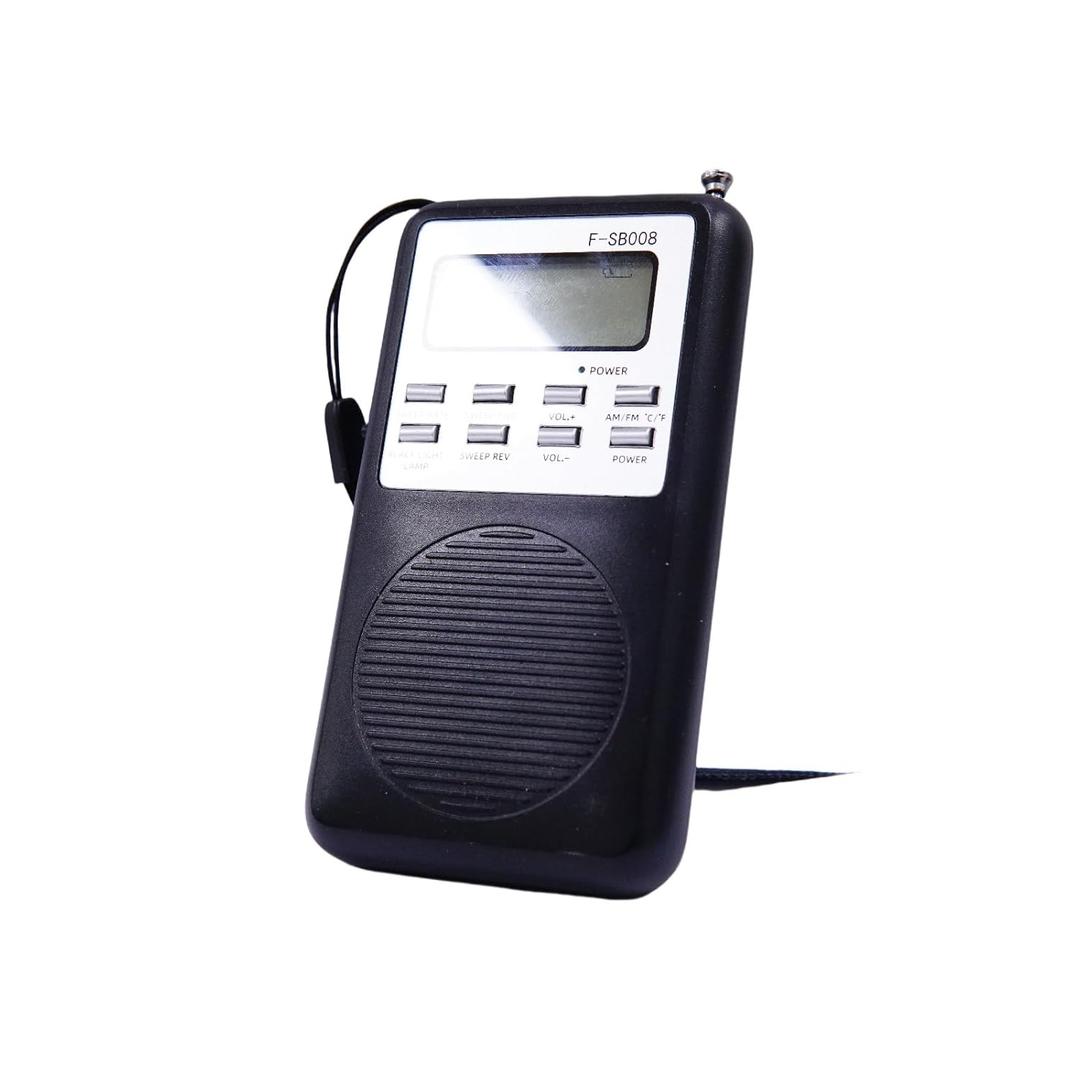 Spirit Box for Ghost Hunting – Paranormal Investigation Device with AM/FM Sweep, EMF Detection, EVP Recorder, Temperature Sensor & Backlit Display – Real-Time Spirit Communication Tool - Black