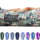 AlphaBeing Inflatable Lounger Beach Chair Accessories, Air Sofa Hammock Inflatable Couch for Camping Backyard Lakeside with Compression Sacks, Ideal Outdoor Gifts for Adults (Camo Green)