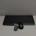 Wireless Keyboard and Mouse Combo, 9 Backlit Effects, Rechargeable 4000mAh Backlit Keyboard with Wrist Rest, 6 Button Mouse, 2.4G Full Size Quiet Keyboard Set for Computer, PC, Laptop, Mac, Windows