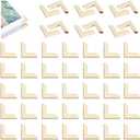 CHGCRAFT 200Pcs Scrapbooking Photo Mounting Corners Book Albums Menus Notebook Folder File Corner Protectors for Scrapbooking Photo Album Diary, Golden