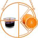 Heath Outdoor Products CF-133 Clementine Oriole Feeder , orange