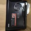 Grimtron 𝟐𝟎 𝐋𝐁 Smart Biometric Safe with Fingerprint Lock, Silent Mode, Backlit Keypad and LED Light, Small Caja Fuerte 𝐆𝐢𝐟𝐭𝐬 𝐟𝐨𝐫 𝐌𝐨𝐭𝐡𝐞𝐫‘𝐬 𝐃𝐚𝐲(9.84"H x 9.84"D x 13.78"W)