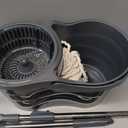 Simplify Self Wringing Mop & Bucket Set | 16 Liter | Extendable Handle | Gentle on Floors