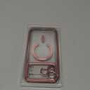 Glitter for iPhone 17 Pro Max Case with Eye-catching Integrated Lens Protection, [Sparkly Bling Back Panel] [Seamless Work with Magsafe] Cute Women Girly Magnetic Case for iPhone 17 Pro Max 6.9" Pink