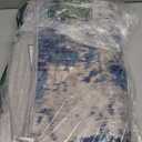 Washable Area Rugs 5'x7' Non-Slip Modern Abstract Soft for Living Room Entryway Bedroom Nursery, Print Pattern, Blue Grey Navy Gray