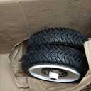 HQPASFY 490-324-0002 Rear Wheels 12 Inch Rear Wheels 12x1.75" Plastic Wheel Compatible with Craftsman Lawn Mower, 2 Pack