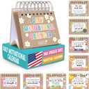 Hadley Designs Motivational Calendar 2026 - Daily Inspirational Quotes for Desk, Daily Flip Perpetual Desk Calendar, Positive Affirmations for Women, Kraft Motivational Desk Decor