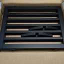 Black 18-55" Foldable Pet Gate for Stairs & Doorways, Puppy Gate Fence (3 Panel - 55 inches Wide)