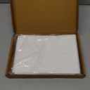 Amazon Basics Hypoallergenic Protector Cover Pillowcases - 21 x 55 Inches, Body Size, White, Pillows Not Included