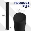 DECOHS 48 Inch Boat Trailer Guide Pole Cover- Neoprene Boat Trailer Guide Protective Cover- Heavy Duty Marine Trailer Guide Poles Cover for Jet Ski Boat Sailboat Trailer (Set of Two)