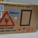 16"x 24" LED Bathroom Mirror Vanity Mirror, Anti-Fog, Dimmable, Color Temperature Adjustable 3000-6000K, Switch-held Memory Led Wall Mirror Suitable for Bathroom, Vanity (Vertical/Horizontal)