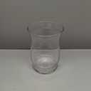 Wisechoice Elegant Large Clear Hurricane Glass Candle Holder for Pillar-Style Candles | Home or Special Occasions Display, 5.50 Inch Diameter x 8 Inch H