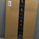 Vintage Moon Forest Wall Art, 3D Textured Nature Landscape Wall Decor Paintings, Hand Drawn Sandstone Woodland Wildflower Picture Prints Artwork for Bedroom Living Room 16x24 inch Wood Framed (Dark)