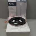 Litex Industries: Torchiere Floor Lamp in Grey Metallic with White Shade