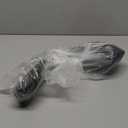 XHRING D-Shaped Car Steering Wheel Cover for Volkswagen VW Atlas Tiguan ID.4 Taos Passat Golf Jetta Beetle Polo GTI CC Touareg SE SEL R-line S Cross Sport Accessories, 2025 Leather Black