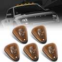 Amber LED Cab Clearance Lights,Rooftop Marker Running Light Compatible With Ford F150 F250 F350 F450 F550 1999-2016 Super Duty Pickup Trucks