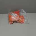 Women’s Sexy See Through Chiffon Sheer Lantern Sleeve Front Back Open Self Tie High Neck Batwing Long Sleeve Shawl Casual Shirts Blouses Tops Gradient Orange XXL