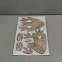 90 Pieces Dinosaur Decor Dinosaur Footprints Floor Decals Peel and Stick Track Stickers Removable Tracks Wall Decals Vinyl Footprints Wall Decal for Baby Nursery Bedroom Home Decor