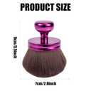 2 x Extra Large Self Tanning Brush, Wide Head Body Makeup blending Brush Oval Self Tan Back Applicator Sunscreen Applicator for Sunscreen Foundation Back Leg Arm Face Body (Purple)