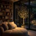 5FT Artificial Matte Olive Tree with Large Planter & Light
Up to 5.6FT (170cm) Display Height, Brand New Lifelike Leaf Detail, Wireless LED, Moss & Beige Speckled Pot