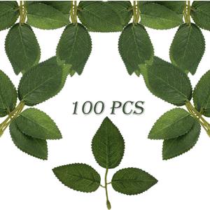 Vignor 100 Pcs Arifical Flow Stem with 5 medium