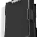 Hongri Clipboard with Storage, Black 8.5 x 11 Folder Nursing Side Opening, Heavy Duty with Dual Compartment, Smooth Writing for Teachers, Classroom, Size 13.3 x 9.4 x 1.5 in, Office & School Supplies