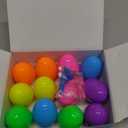 Easter Eggs Fillers, 12Pack Prefilled Easter Eggs with Finger Lights Toys, Easter Basket Stuffers for Kids Teens Boys Girls, Grow in The Dark, Classroom Treasure Box, Party Favors for Egg Hunt