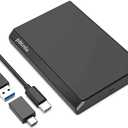 PILCNLA Ultra Slim Portable External Hard Drive 320GB USB3.0 HDD Storage for Xbox One X/S, Xbox 360, PS4, PC, Desktop, Laptop, MacBook, Chromebook