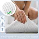 Yimobra Bathroom Rug Mat 32 x 20, Non Slip and Super Absorbent Bath Mat,Machine Washable Quick Dry,Ultra Plush Chenille Shower Rugs for Bathroom Floor Sink Tub and Shower Outside,White