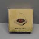 MICOCIOUS Bluetooth Portable Home CD Music Player with Remote Control, Timer, Built-in Speakers and LED Display - FM Radio Boombox (White)