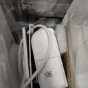 DENFOON Motorized Blinds with remote ,Thermal Electric BlindsSolar Panel,Customizable automatic Roller Shades, Blackout Remote Control Blinds for Windows Upgrade to smart blinds, White,34" W x 72"H