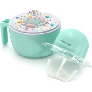 Americana Collection Elite Pint Perfect EIM1205M 1 Pint Ice Cream Maker Freezing Mug, Frozen Yogurt, Sorbet, Gelato Treat, Recipes, Mint