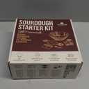 Superbaking Sourdough Starter Kit, 9" Round Banneton Bread Proofing Basket Set, Sourdough Bread Baking Supplies, Sourdough Tools with Silicone Bread Sling, Bread Making Tools, Baking Gifts