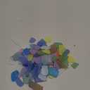 1.1lb Irregular Frosted Glass Mosaic Tiles Bulk  DIY Craft Supplies for Jewelry, Picture Frames, Coasters, Garden Decor, Indoor & Outdoor Mosaic Art Projects (Mix Color, 0.98-2.36 inch)