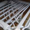 Extra Wide Baby Gates for Doorways 62.20"-71.65" Extra Wide Baby Gate Dog gate Pressure Mounted No Drilling with Walk-Through, Auto-Close & Dual-Direction Swing for Large Wide Opening White