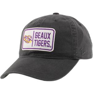 ZHATS Men's Standard NCAA Officially Licensed Hat Scholarship Patch Charcoal Defer