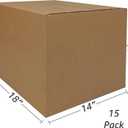 UBoxes Moving Boxes Bundles Medium Boxes 18" x 14" x 12" - Medium Boxes (Pack of 15)