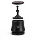 KNODOS Blind Espresso Shaker 54mm with Walnut Lid | Coffee Grounds Distribution Tool for Breville Espresso Machines | Magnetic 54 mm Dosing Cup