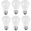 JUNFMLY 60 Watt Incandescent Light Bulbs, E26 A19 60W Stepless Dimming Light Bulbs 400lm, 3000K Soft Warm White, Vintage Clear Glass Incandescent Filament Bulb for Home (5 Pack)