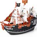 Rhode Island Novelty 10 Inch Pirate Boat, One Per Order