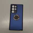 JAME for S23 Ultra Case, Slim Soft Bumper Case for Galaxy S23 Ultra, with Ring Holder Kickstand for Samsung S23 Ultra Cover, Military-Grade Protection for Samsung Galaxy S23 Ultra Case, Blue