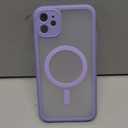 TOCOL for iPhone 11 Case, Compatible with Magsafe, Full Camera Protection, Built-in Magnets, Drop Protection, Translucent Matte Phone Case for iPhone 11 6.1 inch (Light Purple)