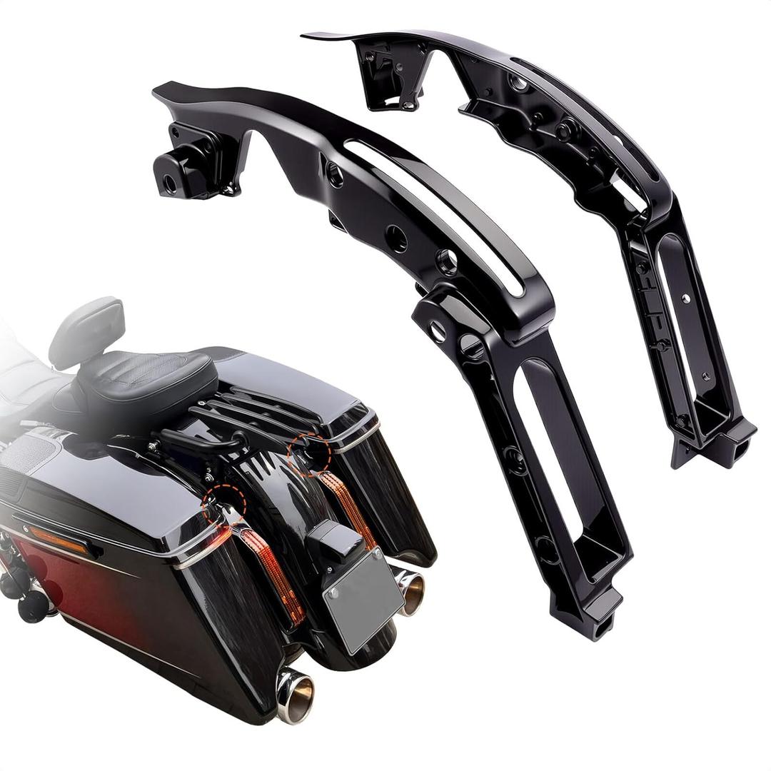 Fender Support Kit Compatible with Harley Touring CVO Road Glide/Street Glide/Road King/Electra Glide/Ultra Limited 2014-2025, CVO Limited 2014-2020 (Black)