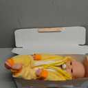 BABESIDE Lightweight Baby Doll Set  15" Realistic Soft Doll for Girls, Easy to Carry & Hug  Pretend Play & Gift for Toddlers (Yellow)