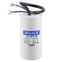 BOJACK 70 uF 450V AC 70 MFD CBB60 Wire Lead Cylinder Motor Run SH Capacitor