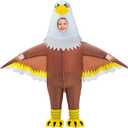 Seeds of Light Eagle Inflatable Costume,Kids Independence Day Inflatable Costume,Funny Blow up costumes for Kids