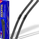 2 wipers Replacement For 2012-2018 2019 2020 Tesla Model S Original Equipment Replacement Windshield Wiper Blades - 28"/18" (Set of 2) Top Lock