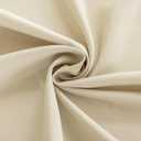 Textured 52 x 52 Inch Beige Square Tablecloth, Water Resistant & Wipeable Card Table Cloth for Dining Kitchen Patio