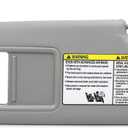 Nakuuly Left Driver Side Sun Visor Gray with Sunroof Compatible with Toyota RAV4 2006 2007 2008 2009 2010 2011 2012 2013 Sunvisor Replaces # 74320-42501-B2